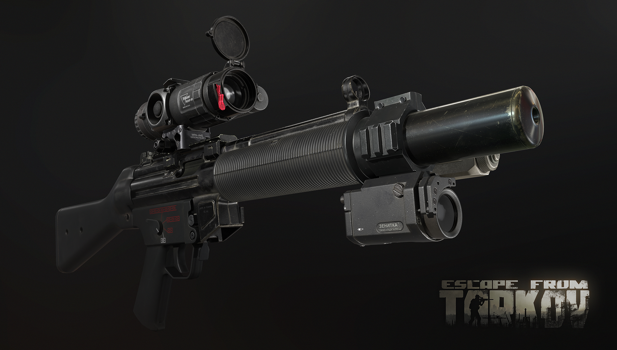 Escape from Tarkov Скриншоты пистолета-пулемета HK MP5 и его вариаций в Escape from Tarkov - 4