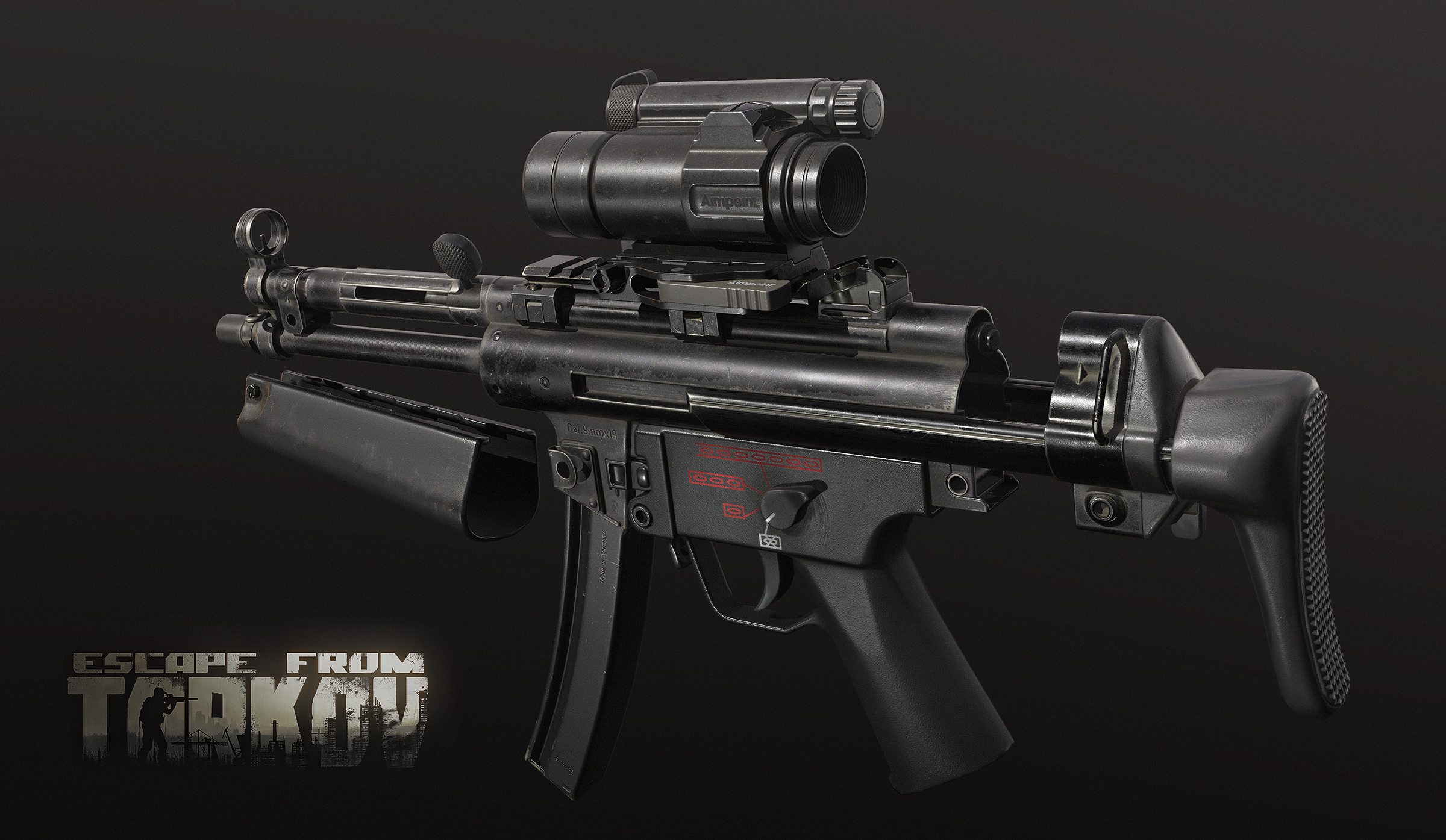 Escape from Tarkov Captures d'écran du pistolet-mitrailleur HK MP5 et de ses variantes dans Escape from Tarkov - 2