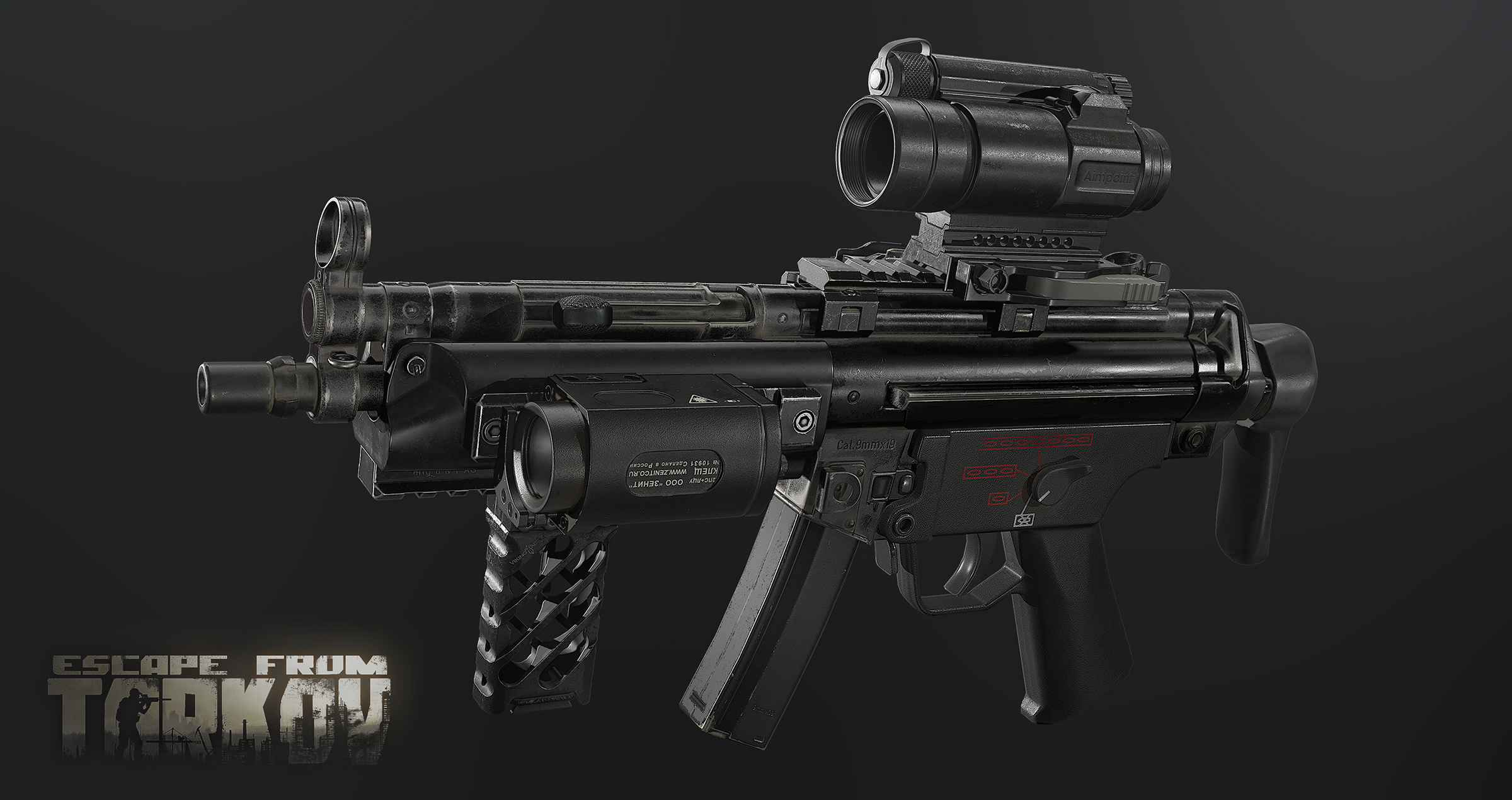 Escape from Tarkov 《逃离塔科夫》截图：HK MP5 冲锋枪及其变型 - 1