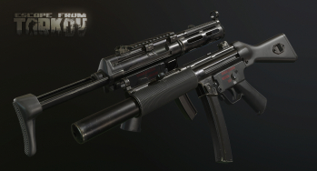 Escape from Tarkov Скриншоты пистолета-пулемета HK MP5 и его вариаций в Escape from Tarkov - 6