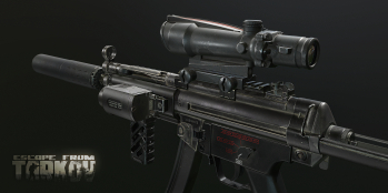 Escape from Tarkov Captures d'écran du pistolet-mitrailleur HK MP5 et de ses variantes dans Escape from Tarkov - 7
