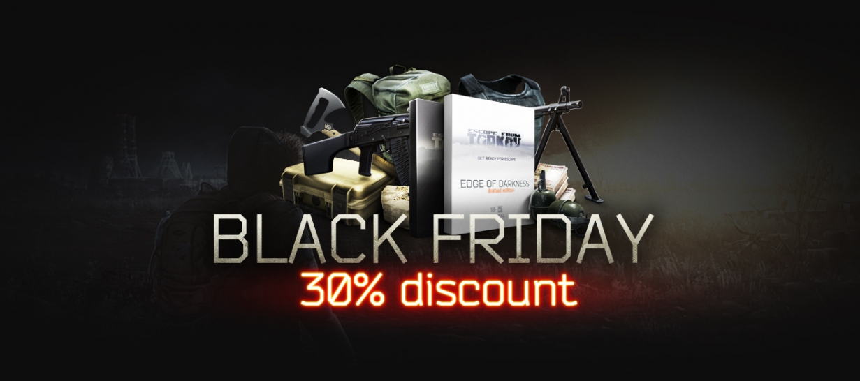 Black Friday: 30% discount on preorder packages!